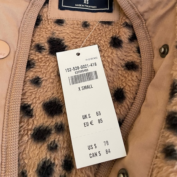 Abercrombie Polar Fleece Snap-Up Jacket - Picture 5 of 5